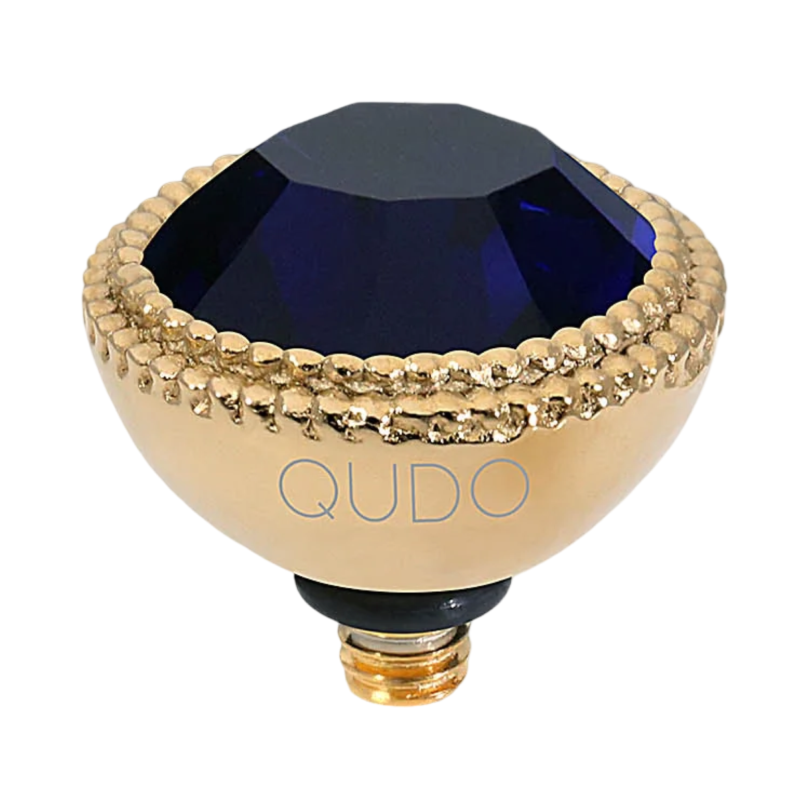 QUDO Fabero Double Beaded Crystal Topper – LG 11mm (Swarovski, Interchangeable)