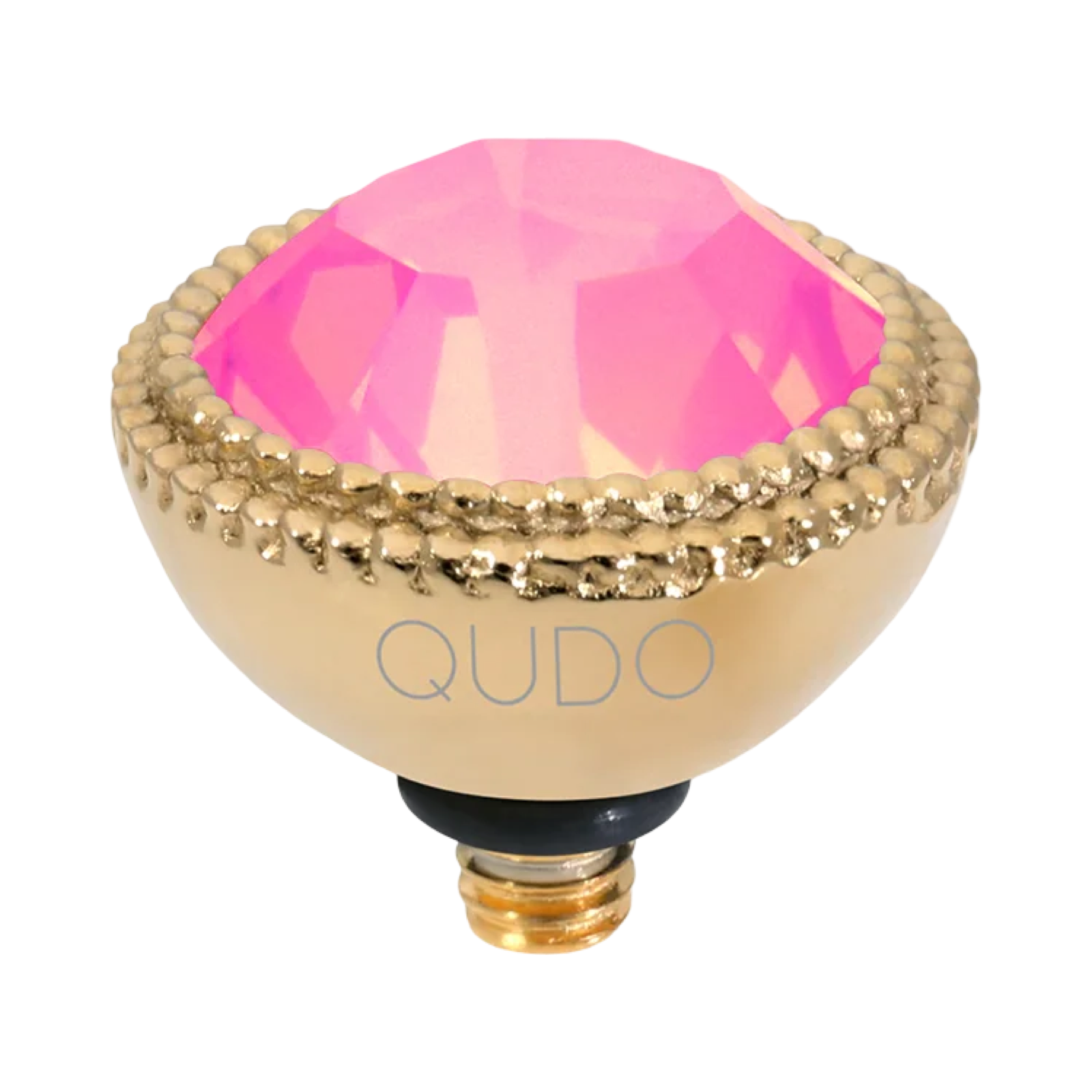 QUDO Fabero Double Beaded Crystal Topper – LG 11mm (Swarovski, Interchangeable)
