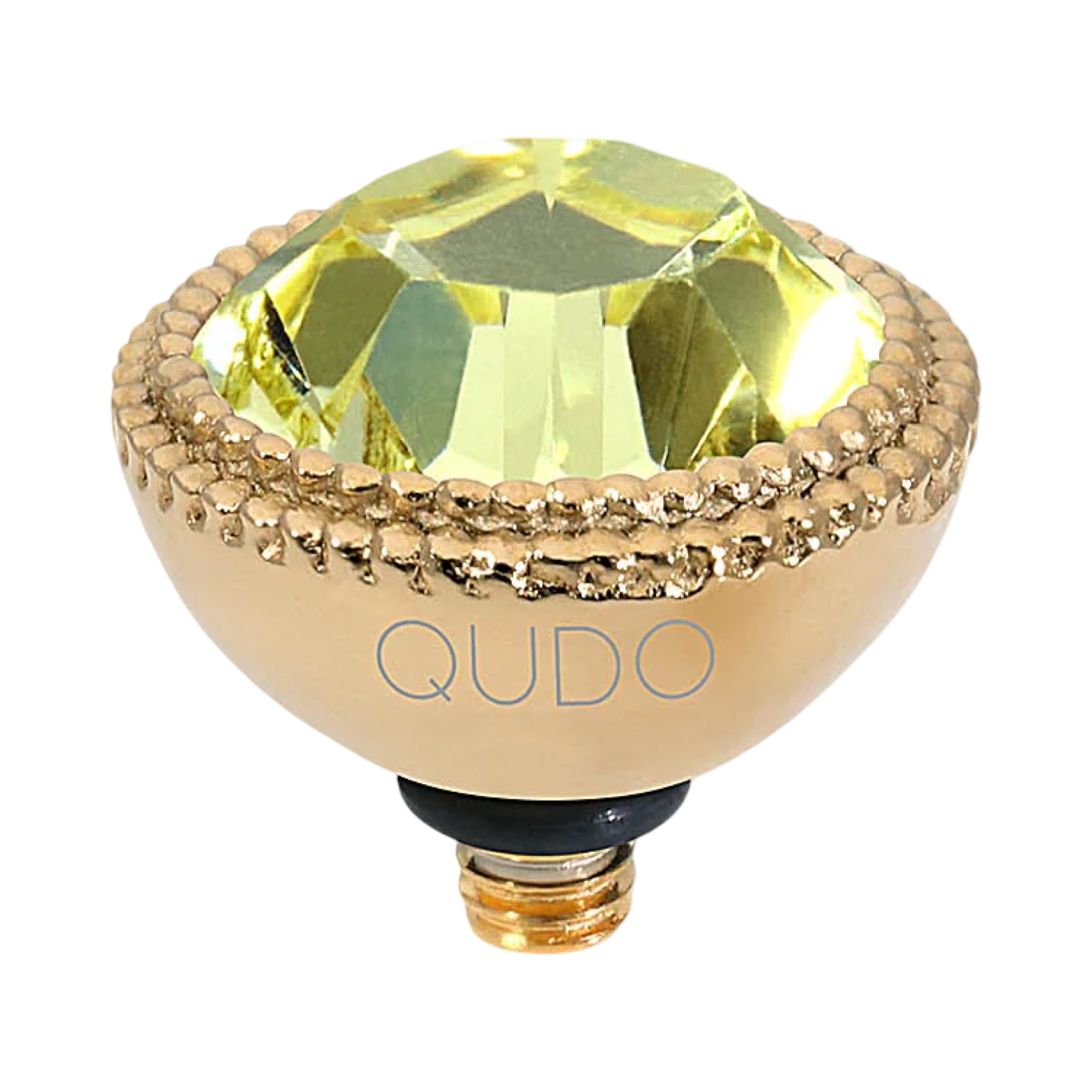 QUDO Fabero Double Beaded Crystal Topper – LG 11mm (Swarovski, Interchangeable)