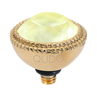 QUDO Fabero Double Beaded Crystal Topper – LG 11mm (Swarovski, Interchangeable)