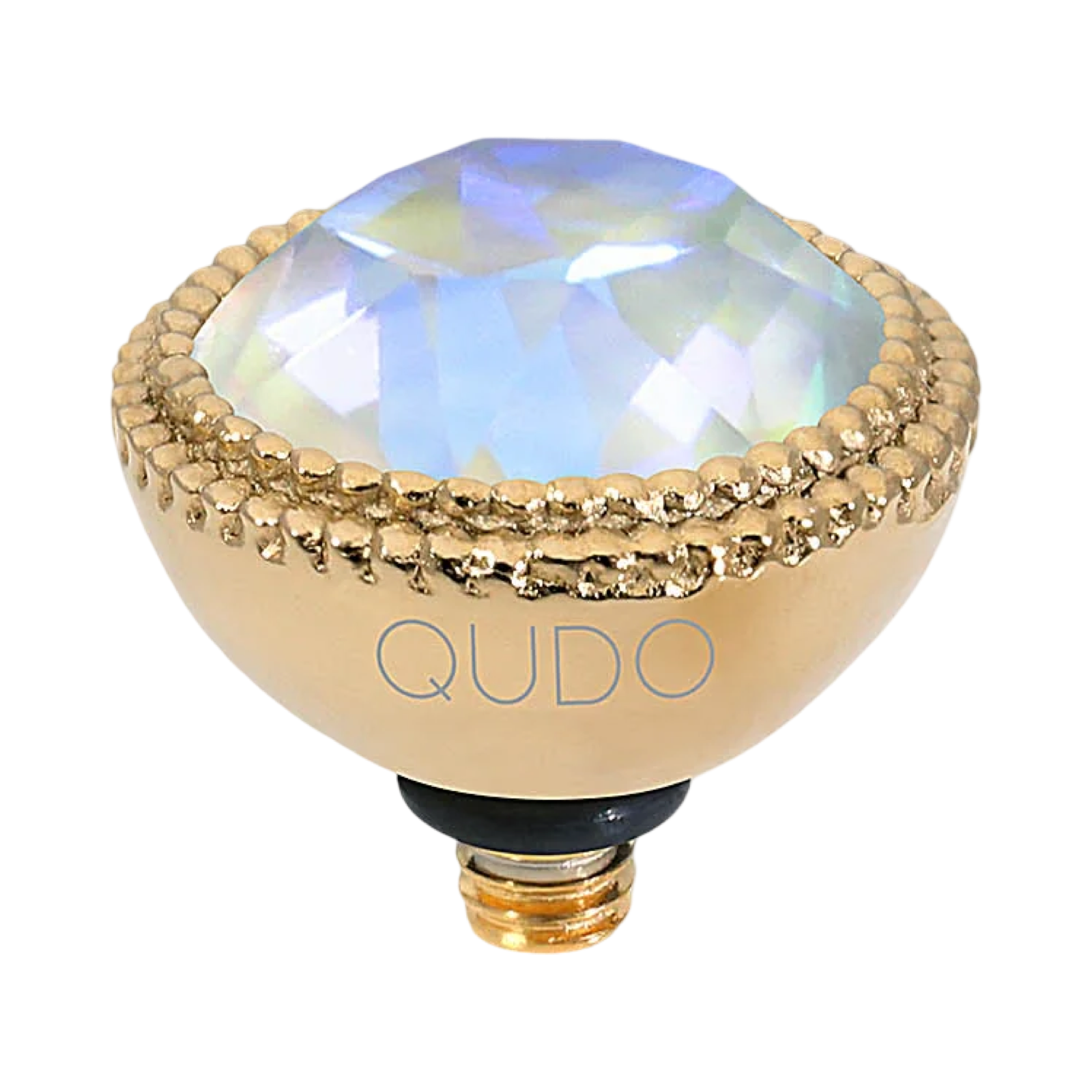 QUDO Fabero Double Beaded Crystal Topper – LG 11mm (Swarovski, Interchangeable)