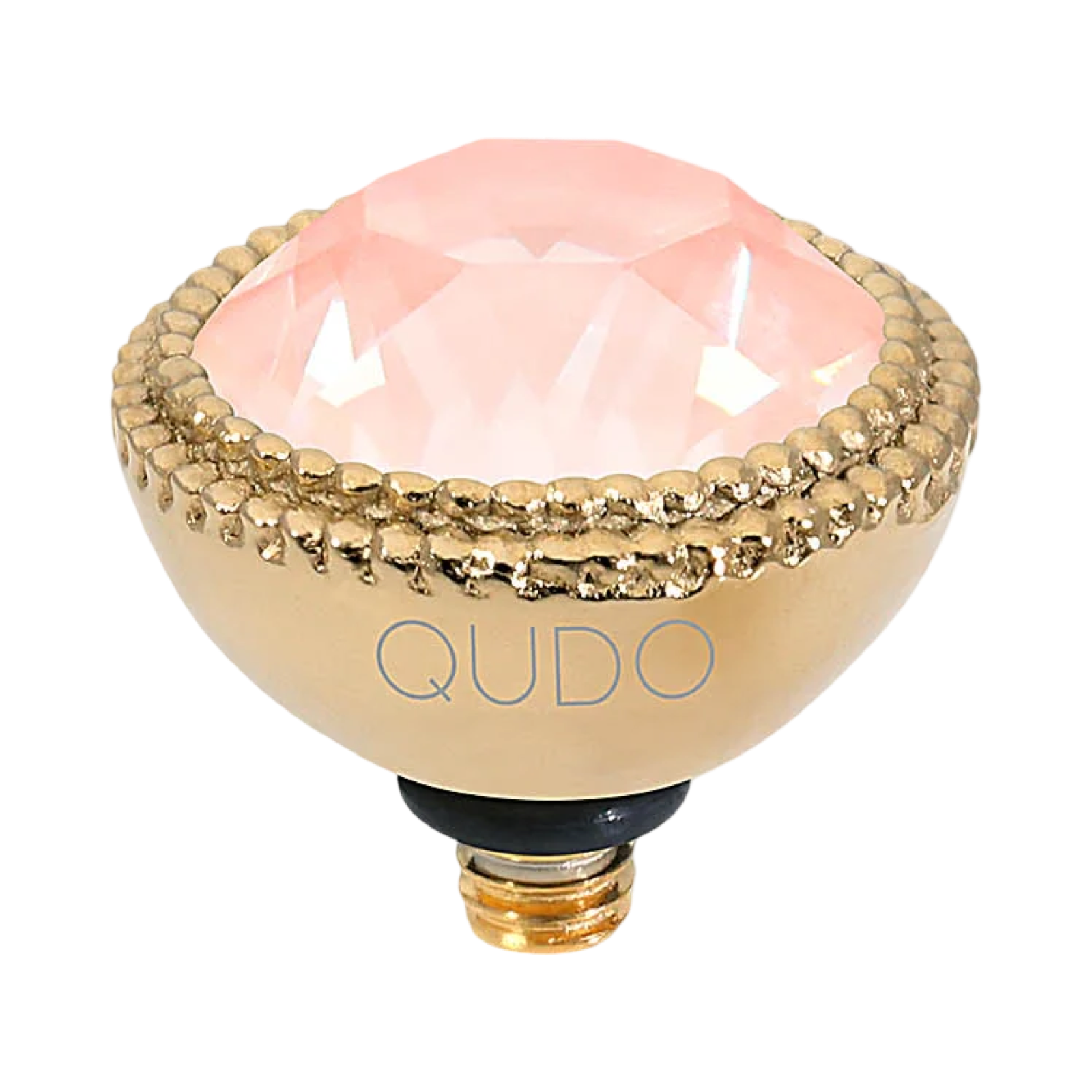 QUDO Fabero Double Beaded Crystal Topper – LG 11mm (Swarovski, Interchangeable)