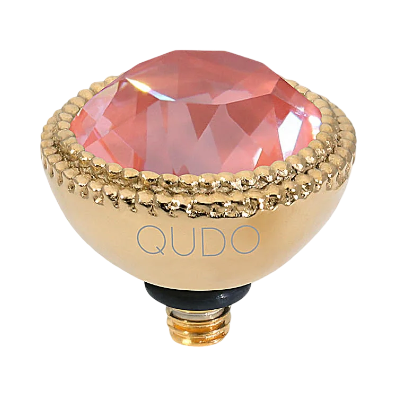 QUDO Fabero Double Beaded Crystal Topper – LG 11mm (Swarovski, Interchangeable)