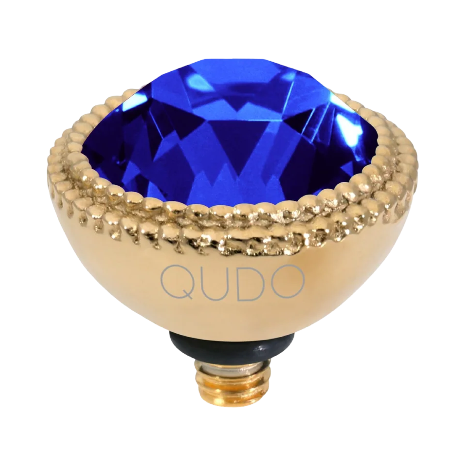 QUDO Fabero Double Beaded Crystal Topper – LG 11mm (Swarovski, Interchangeable)