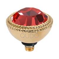 QUDO Fabero Double Beaded Crystal Topper – LG 11mm (Swarovski, Interchangeable)