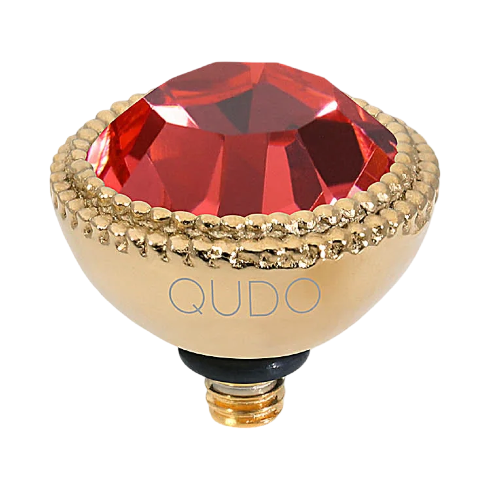 QUDO Fabero Double Beaded Crystal Topper – LG 11mm (Swarovski, Interchangeable)