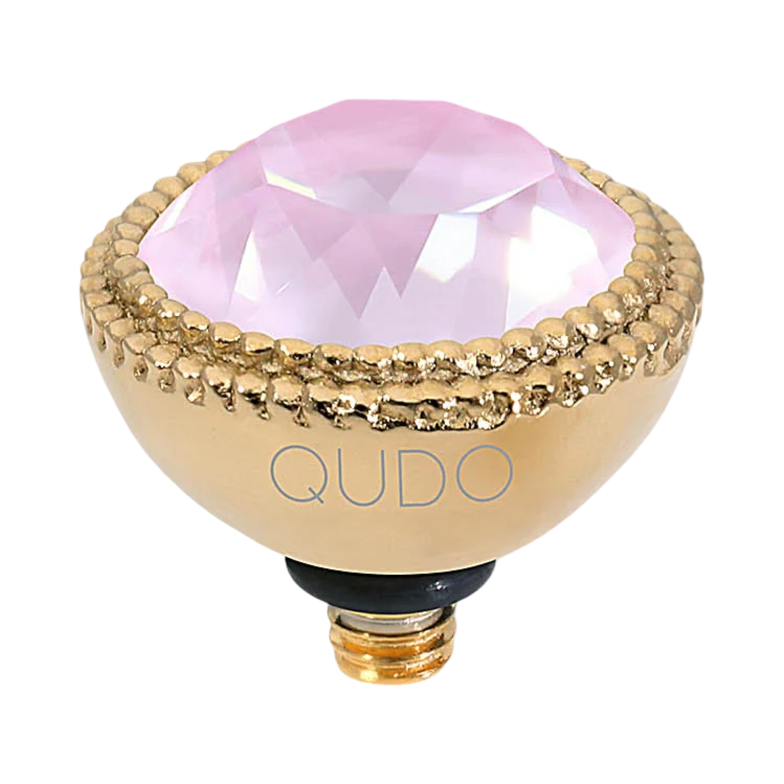 QUDO Fabero Double Beaded Crystal Topper – LG 11mm (Swarovski, Interchangeable)
