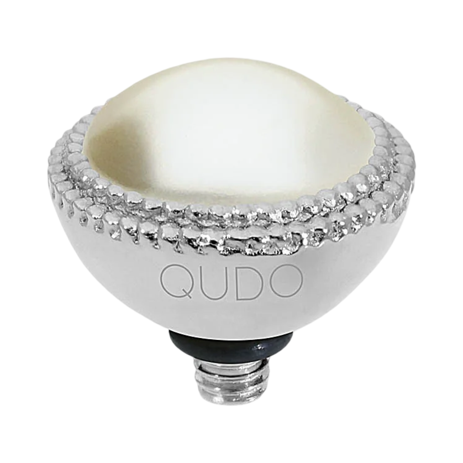 QUDO Fabero Double Beaded Crystal Topper – LG 11mm (Swarovski, Interchangeable)
