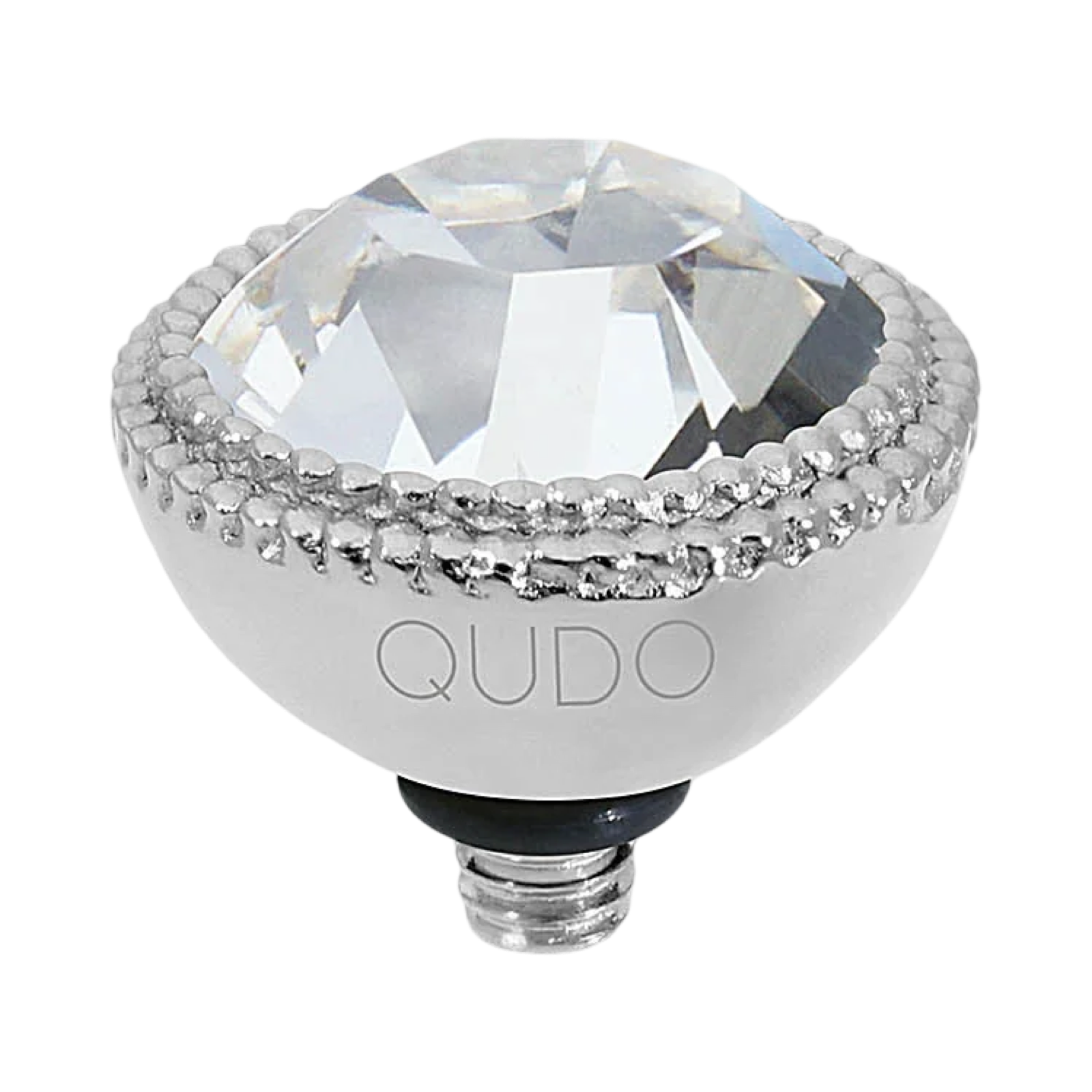 QUDO Fabero Double Beaded Crystal Topper – LG 11mm (Swarovski, Interchangeable)