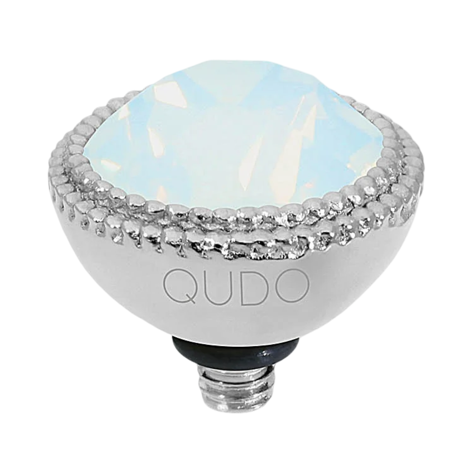 QUDO Fabero Double Beaded Crystal Topper – LG 11mm (Swarovski, Interchangeable)