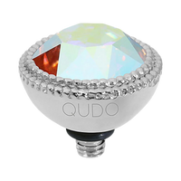 QUDO Fabero Double Beaded Crystal Topper – LG 11mm (Swarovski, Interchangeable)