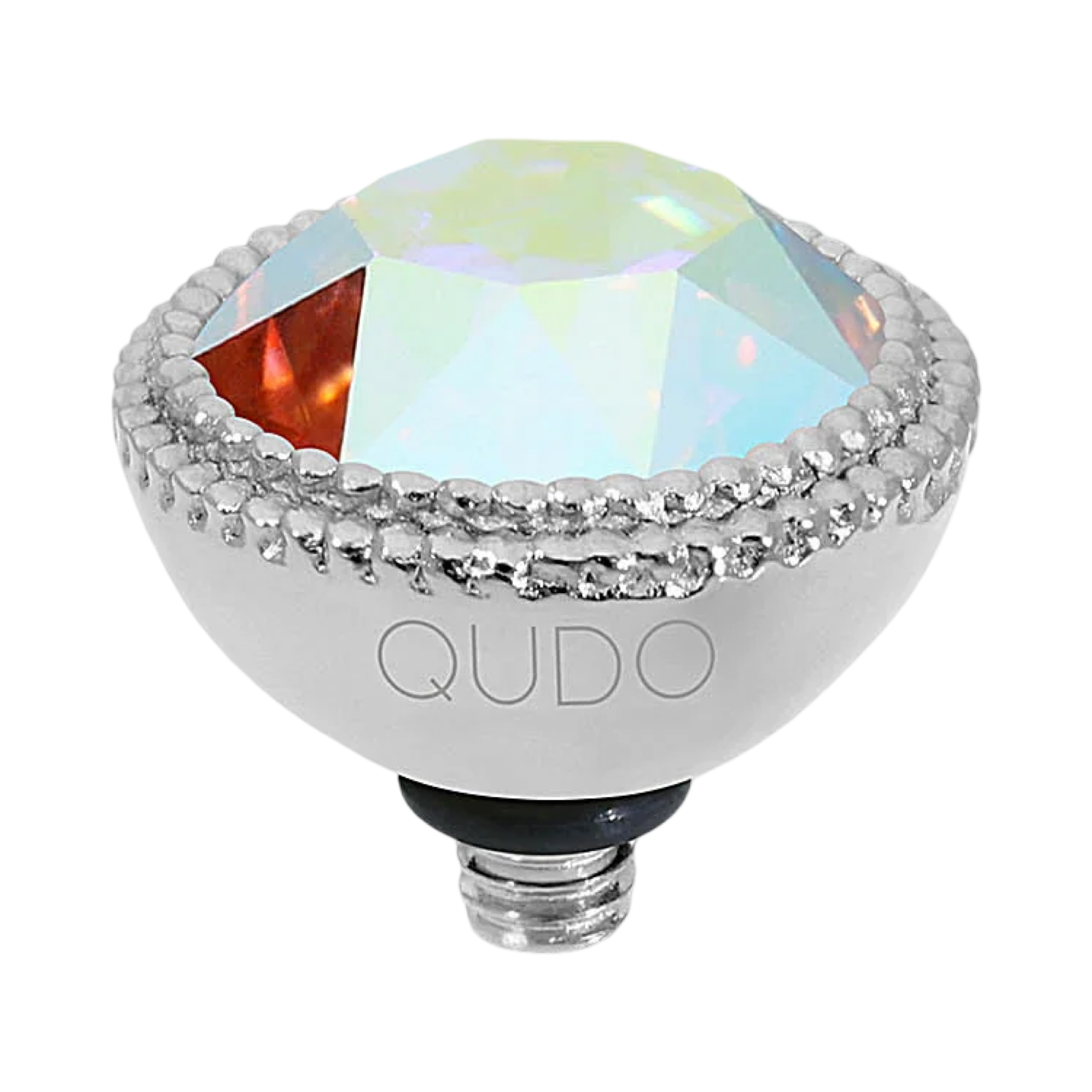 QUDO Fabero Double Beaded Crystal Topper – LG 11mm (Swarovski, Interchangeable)