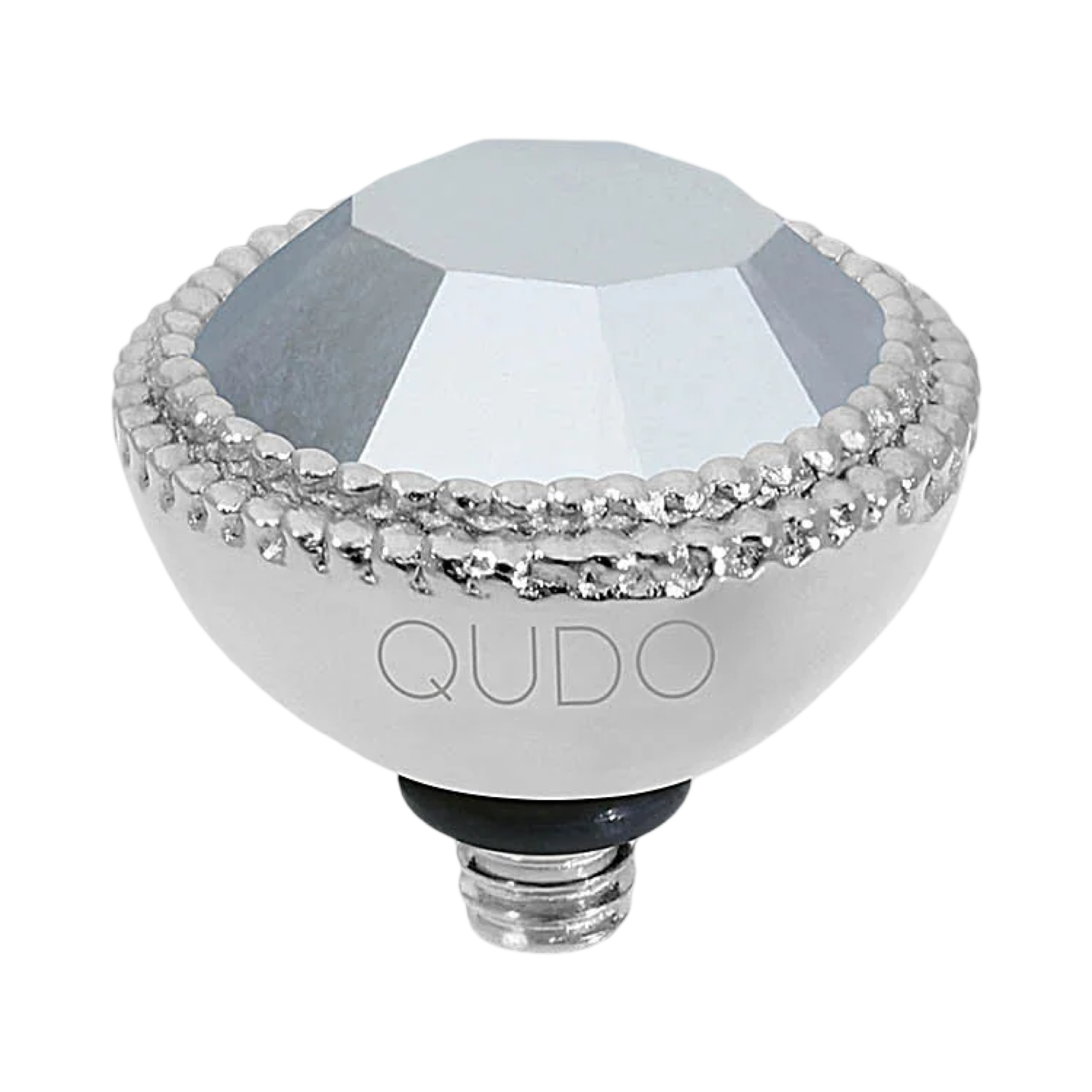 QUDO Fabero Double Beaded Crystal Topper – LG 11mm (Swarovski, Interchangeable)