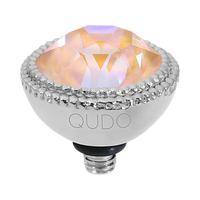 QUDO Fabero Double Beaded Crystal Topper – LG 11mm (Swarovski, Interchangeable)