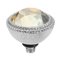QUDO Fabero Double Beaded Crystal Topper – LG 11mm (Swarovski, Interchangeable)