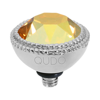 QUDO Fabero Double Beaded Crystal Topper – LG 11mm (Swarovski, Interchangeable)
