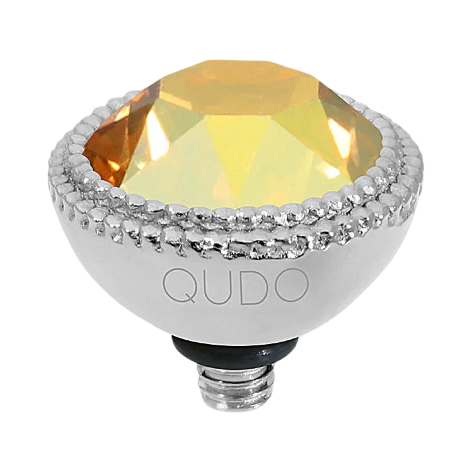 QUDO Fabero Double Beaded Crystal Topper – LG 11mm (Swarovski, Interchangeable)