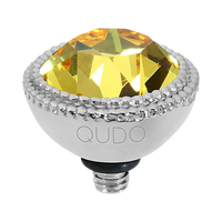 QUDO Fabero Double Beaded Crystal Topper – LG 11mm (Swarovski, Interchangeable)