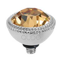 QUDO Fabero Double Beaded Crystal Topper – LG 11mm (Swarovski, Interchangeable)