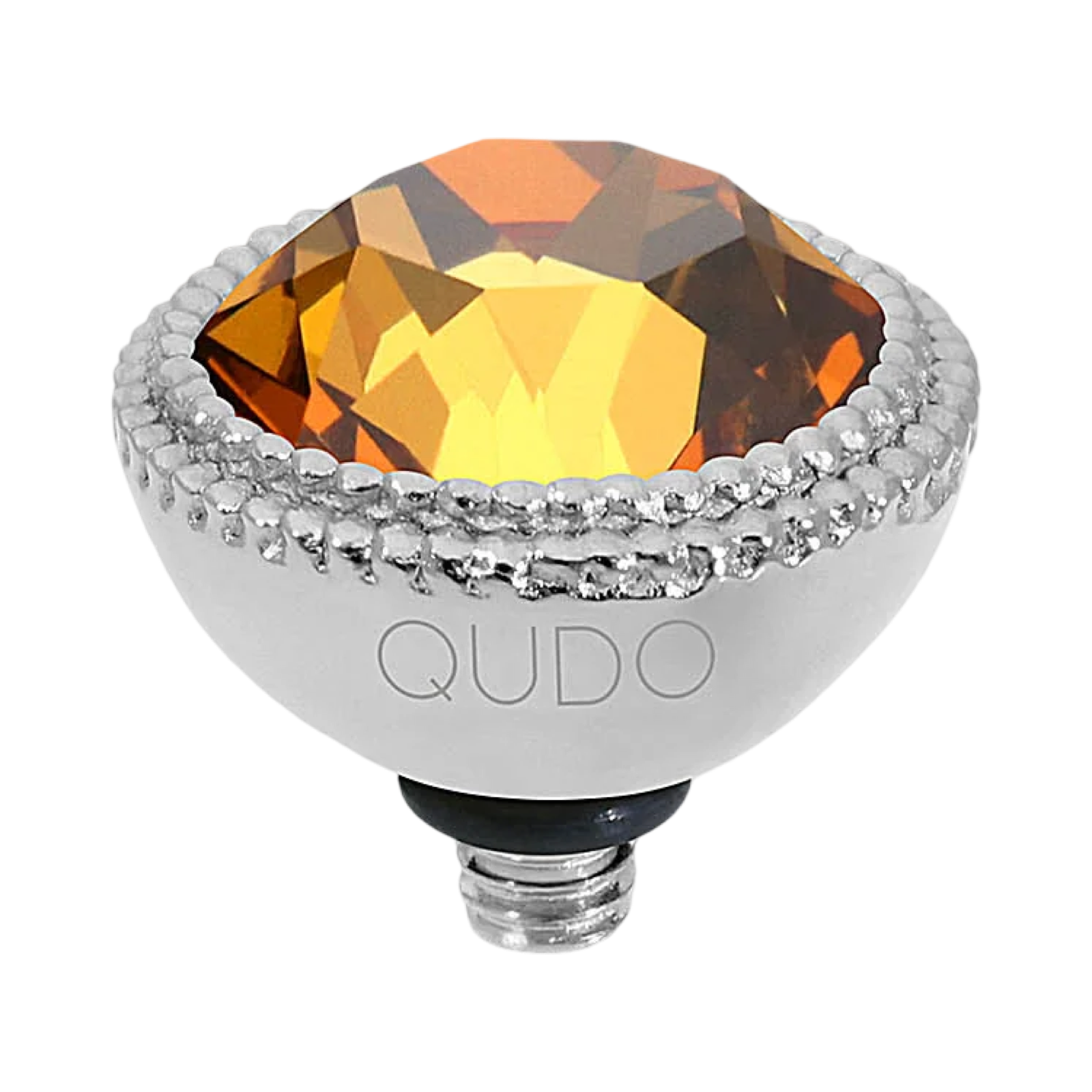 QUDO Fabero Double Beaded Crystal Topper – LG 11mm (Swarovski, Interchangeable)