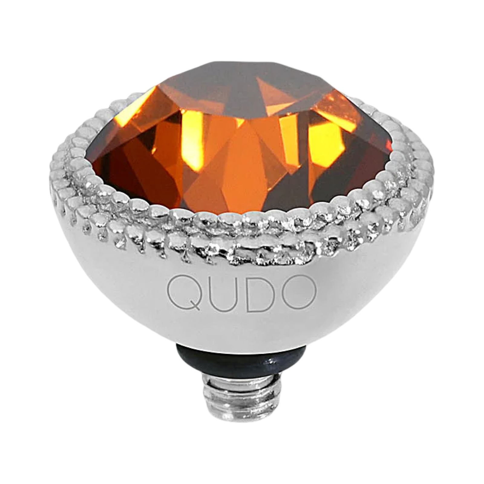 QUDO Fabero Double Beaded Crystal Topper – LG 11mm (Swarovski, Interchangeable)