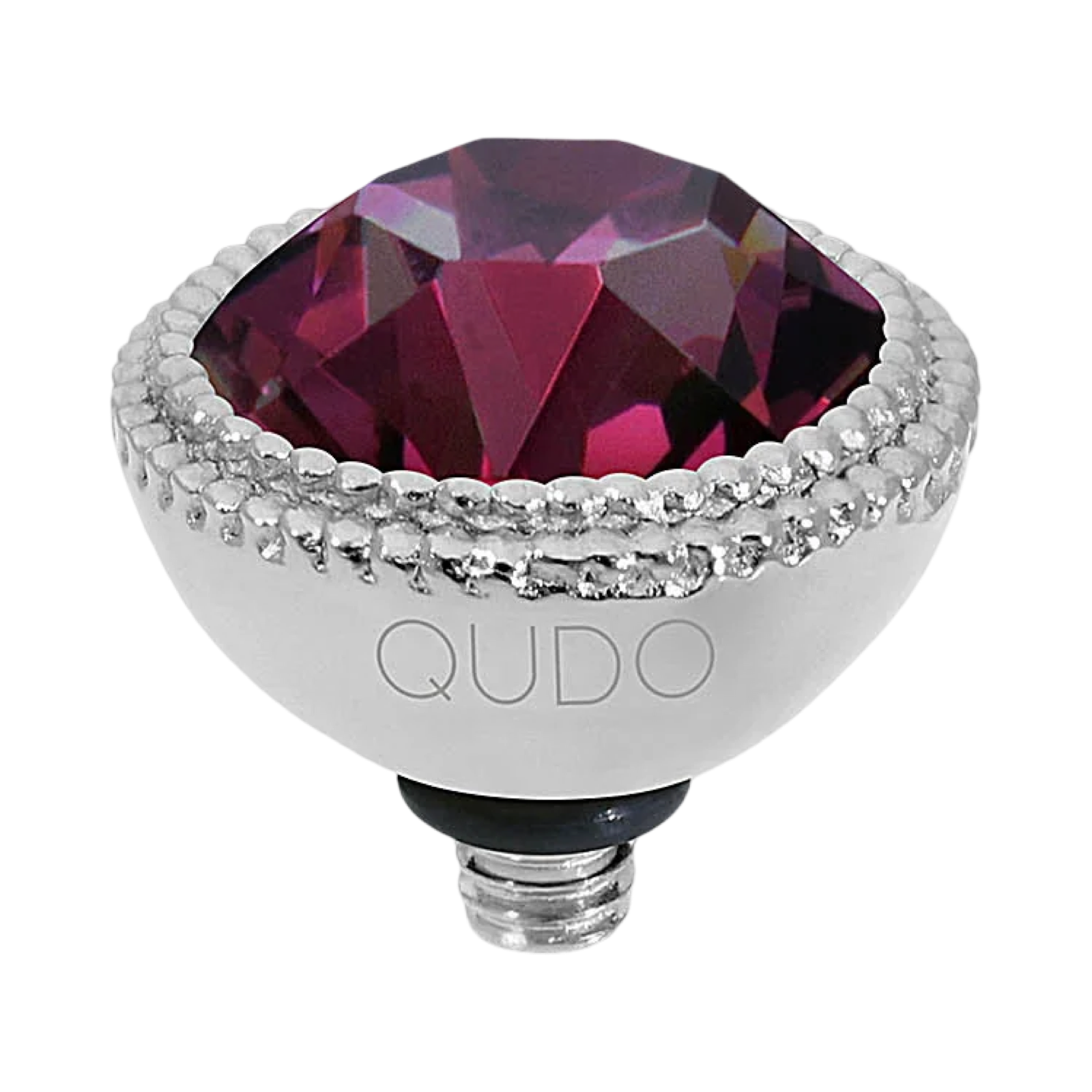 QUDO Fabero Double Beaded Crystal Topper – LG 11mm (Swarovski, Interchangeable)