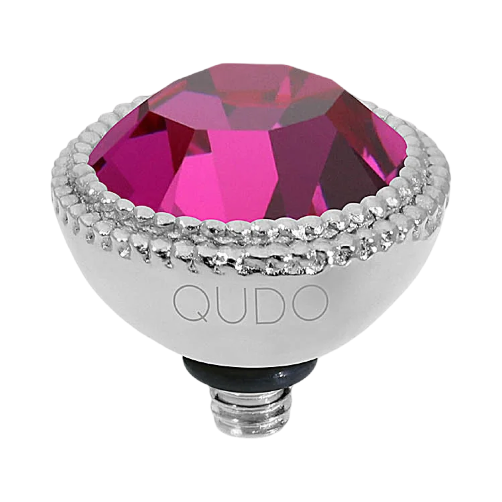 QUDO Fabero Double Beaded Crystal Topper – LG 11mm (Swarovski, Interchangeable)
