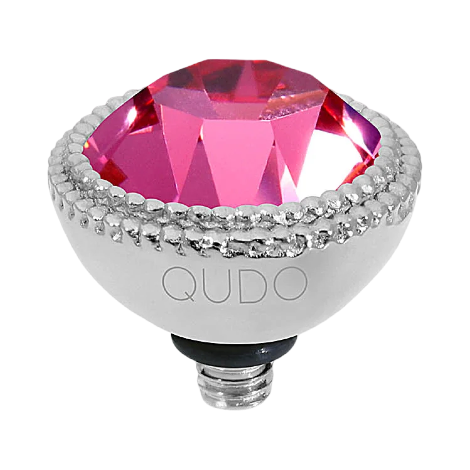 QUDO Fabero Double Beaded Crystal Topper – LG 11mm (Swarovski, Interchangeable)