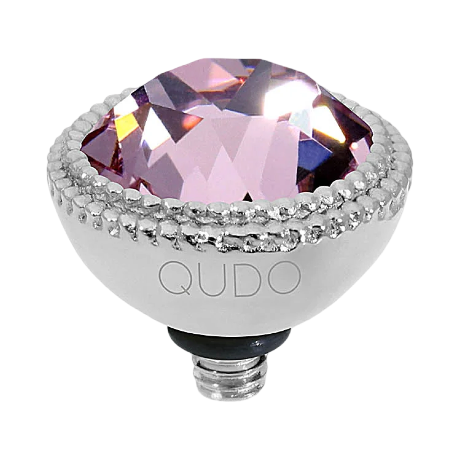 QUDO Fabero Double Beaded Crystal Topper – LG 11mm (Swarovski, Interchangeable)