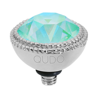 QUDO Fabero Double Beaded Crystal Topper – LG 11mm (Swarovski, Interchangeable)