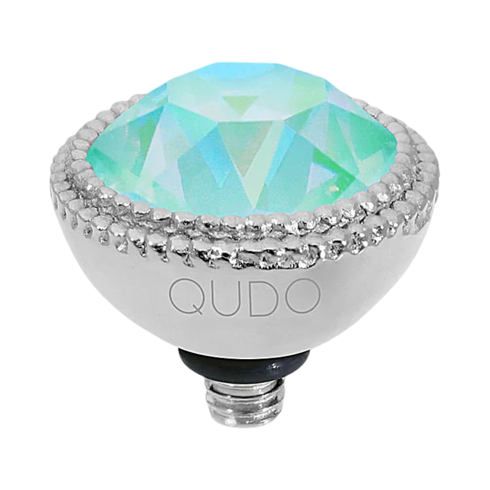 QUDO Fabero Double Beaded Crystal Topper – LG 11mm (Swarovski, Interchangeable)
