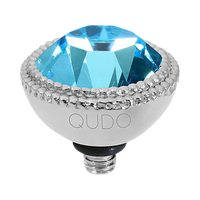 QUDO Fabero Double Beaded Crystal Topper – LG 11mm (Swarovski, Interchangeable)