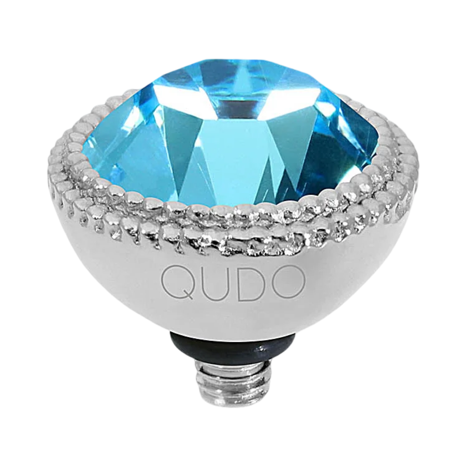QUDO Fabero Double Beaded Crystal Topper – LG 11mm (Swarovski, Interchangeable)
