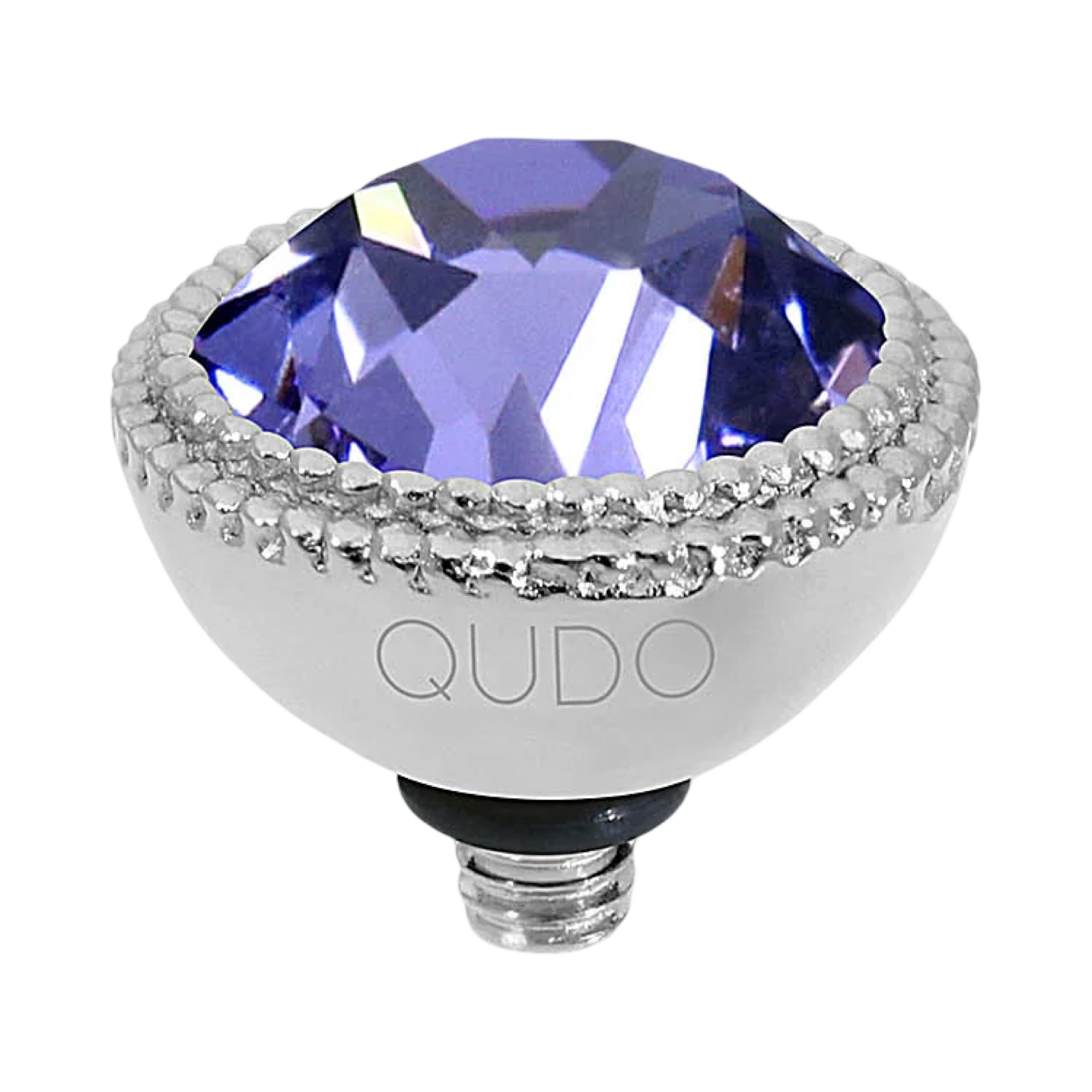 QUDO Fabero Double Beaded Crystal Topper – LG 11mm (Swarovski, Interchangeable)