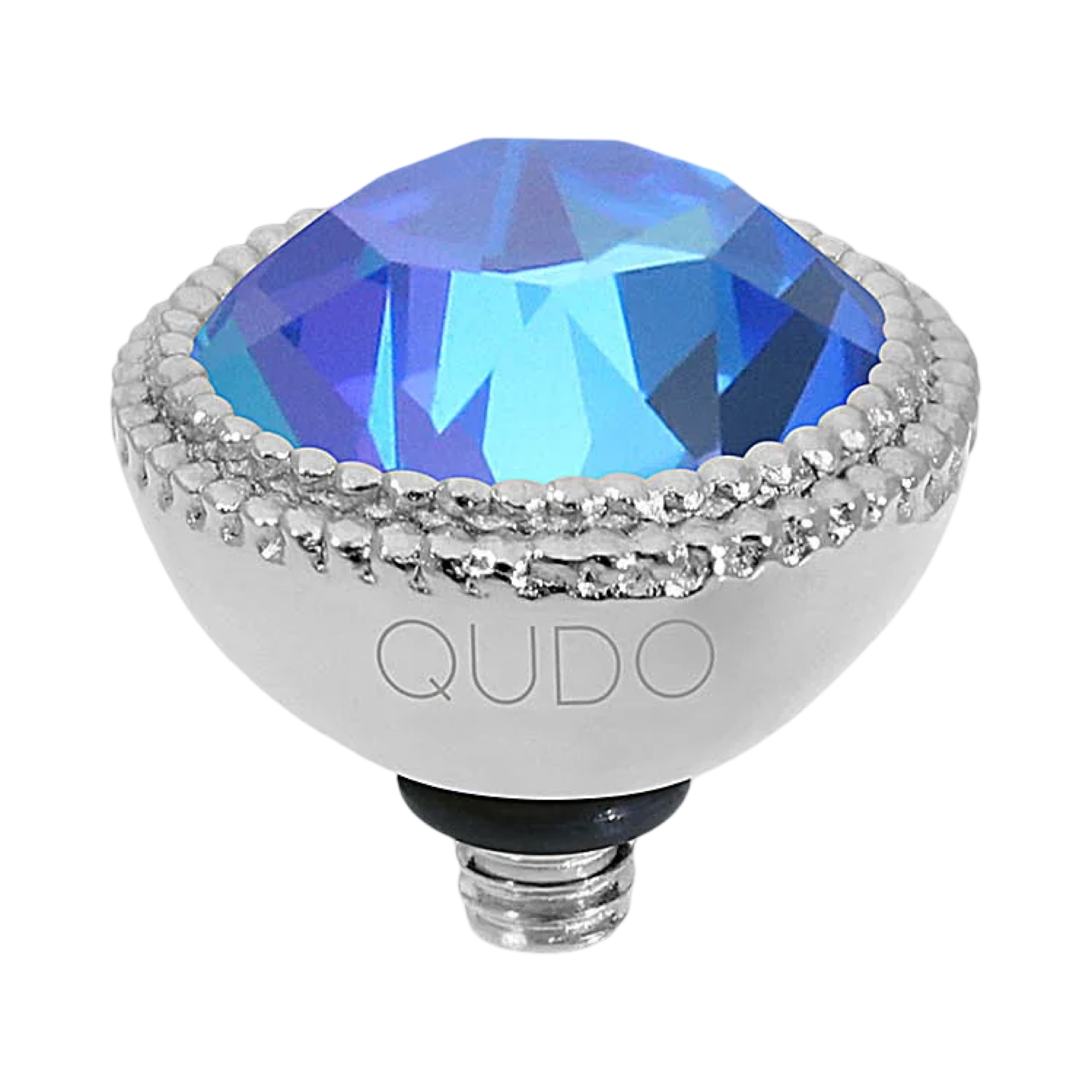 QUDO Fabero Double Beaded Crystal Topper – LG 11mm (Swarovski, Interchangeable)