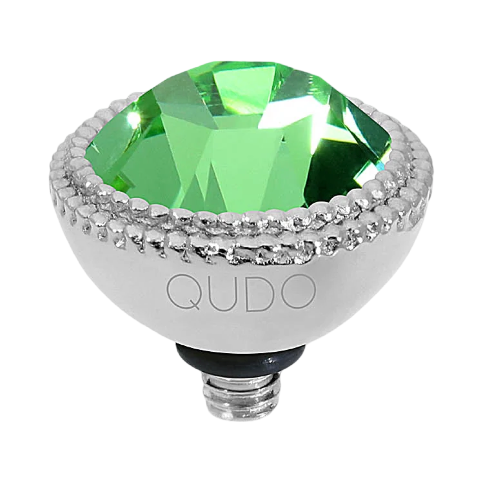 QUDO Fabero Double Beaded Crystal Topper – LG 11mm (Swarovski, Interchangeable)