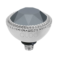 QUDO Fabero Double Beaded Crystal Topper – LG 11mm (Swarovski, Interchangeable)