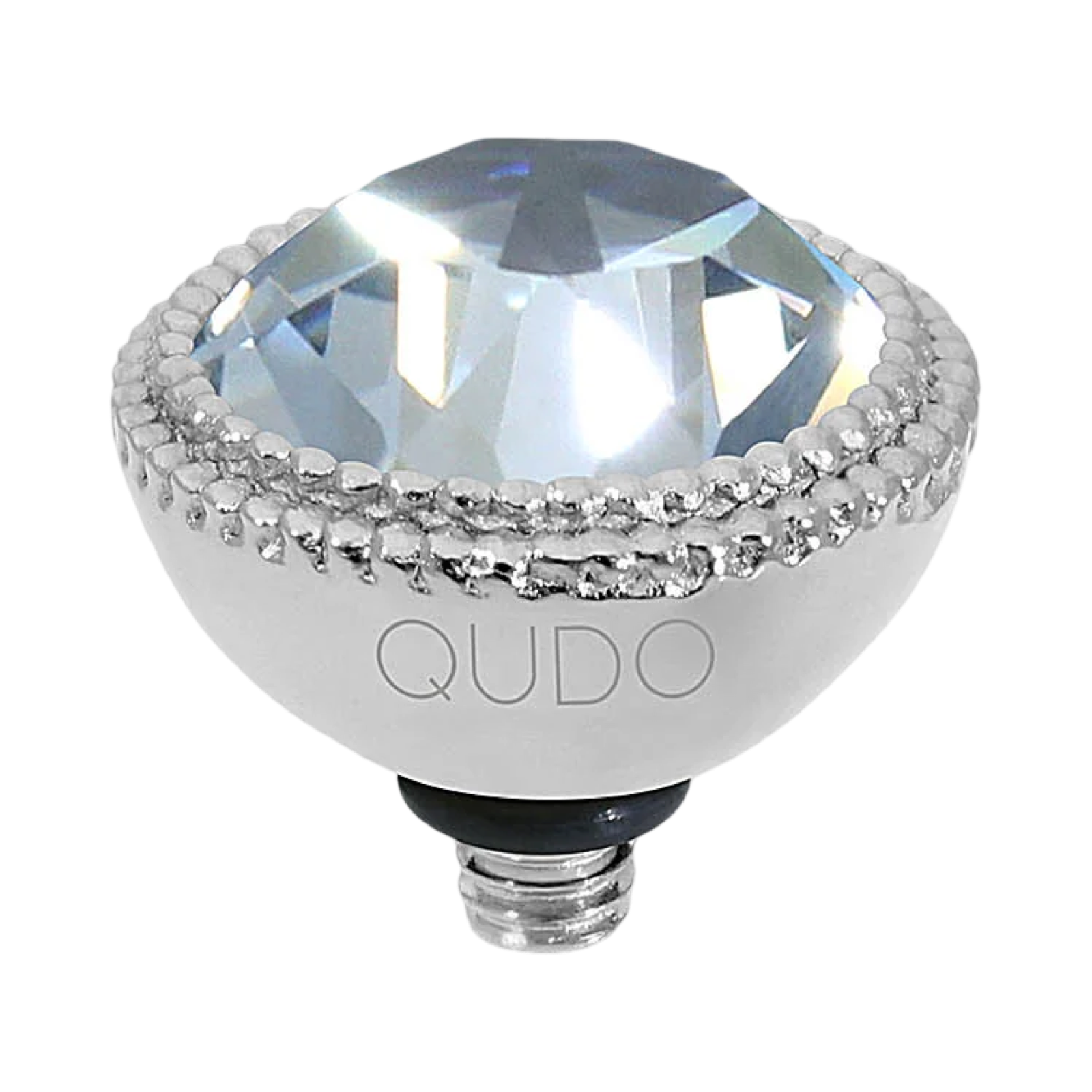 QUDO Fabero Double Beaded Crystal Topper – LG 11mm (Swarovski, Interchangeable)