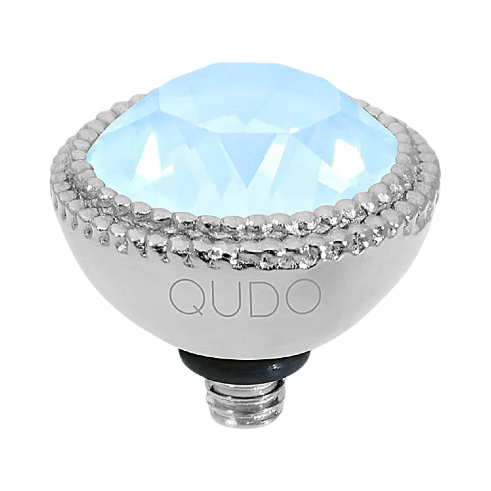 QUDO Fabero Double Beaded Crystal Topper – LG 11mm (Swarovski, Interchangeable)