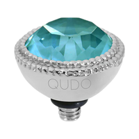 QUDO Fabero Double Beaded Crystal Topper – LG 11mm (Swarovski, Interchangeable)