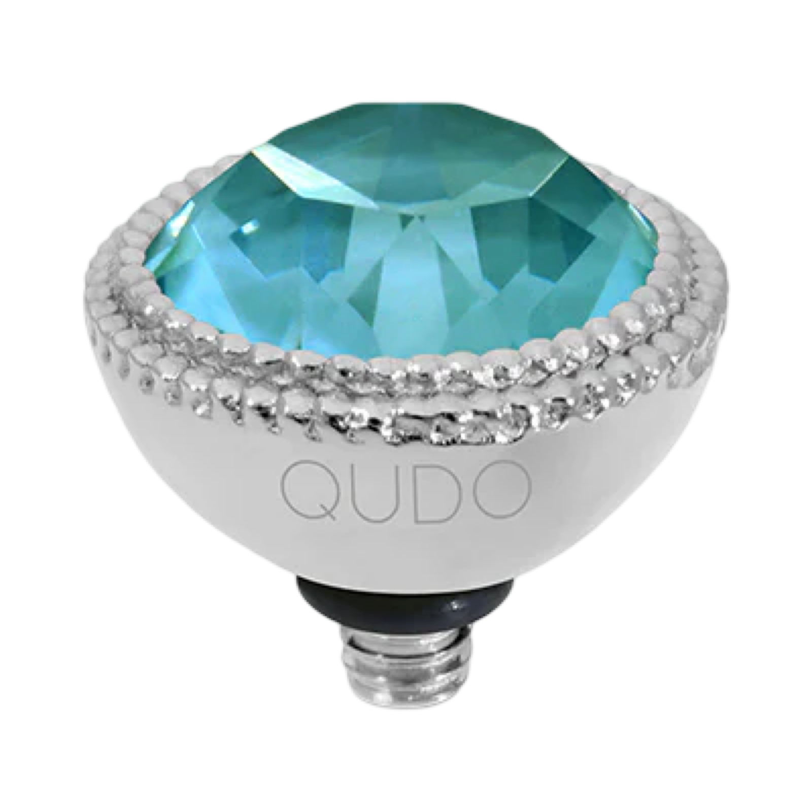 QUDO Fabero Double Beaded Crystal Topper – LG 11mm (Swarovski, Interchangeable)