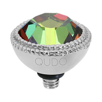 QUDO Fabero Double Beaded Crystal Topper – LG 11mm (Swarovski, Interchangeable)