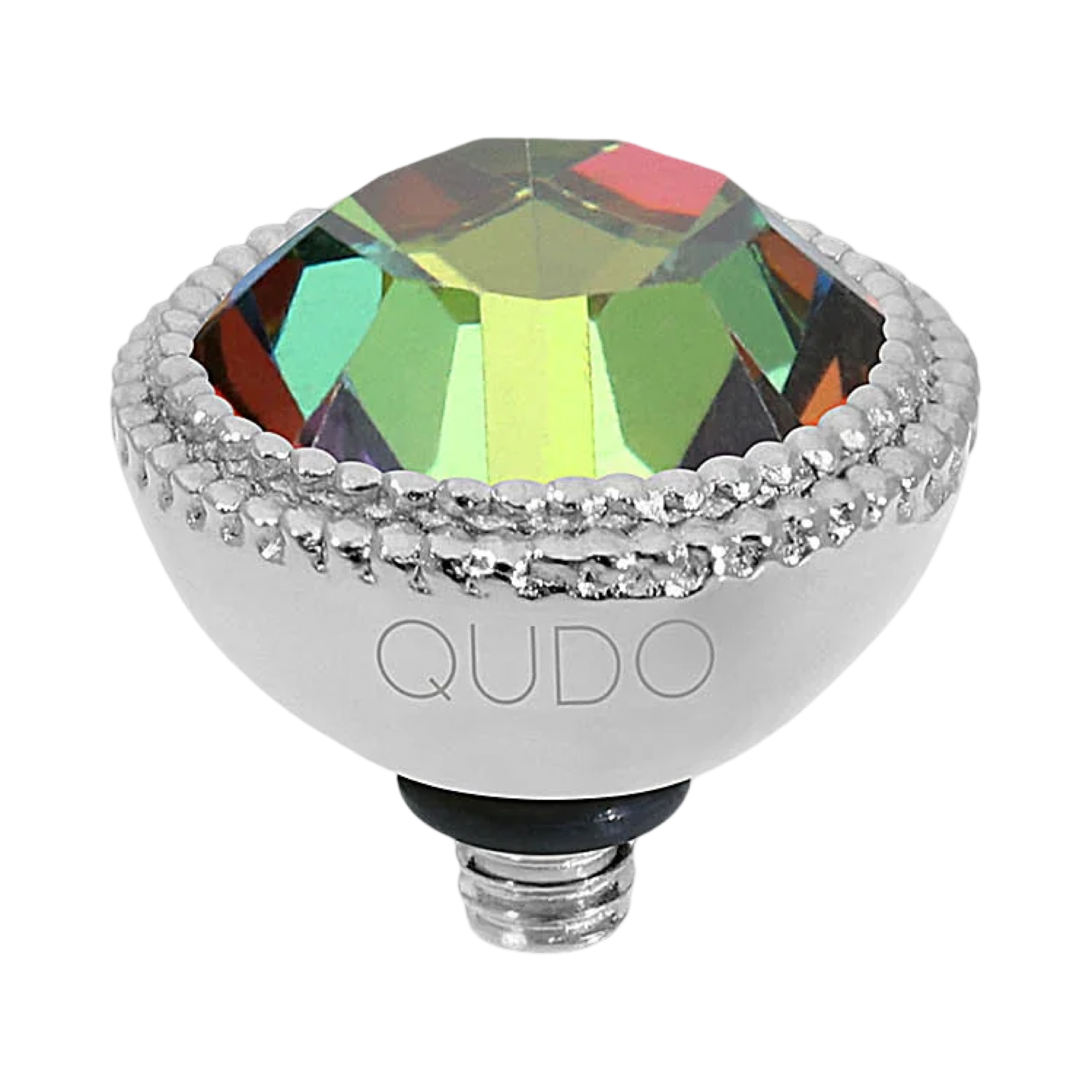 QUDO Fabero Double Beaded Crystal Topper – LG 11mm (Swarovski, Interchangeable)