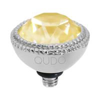 QUDO Fabero Double Beaded Crystal Topper – LG 11mm (Swarovski, Interchangeable)