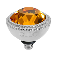 QUDO Fabero Double Beaded Crystal Topper – LG 11mm (Swarovski, Interchangeable)