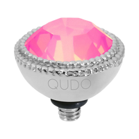 QUDO Fabero Double Beaded Crystal Topper – LG 11mm (Swarovski, Interchangeable)