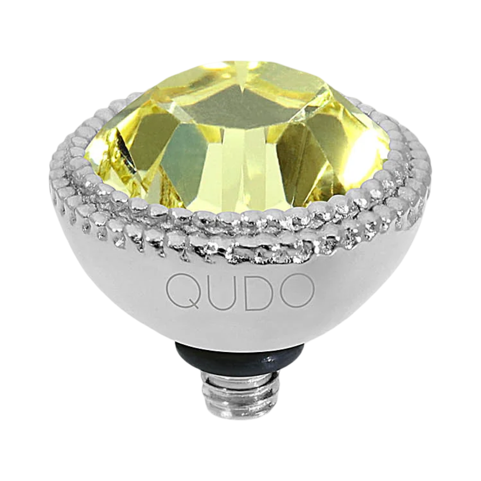 QUDO Fabero Double Beaded Crystal Topper – LG 11mm (Swarovski, Interchangeable)