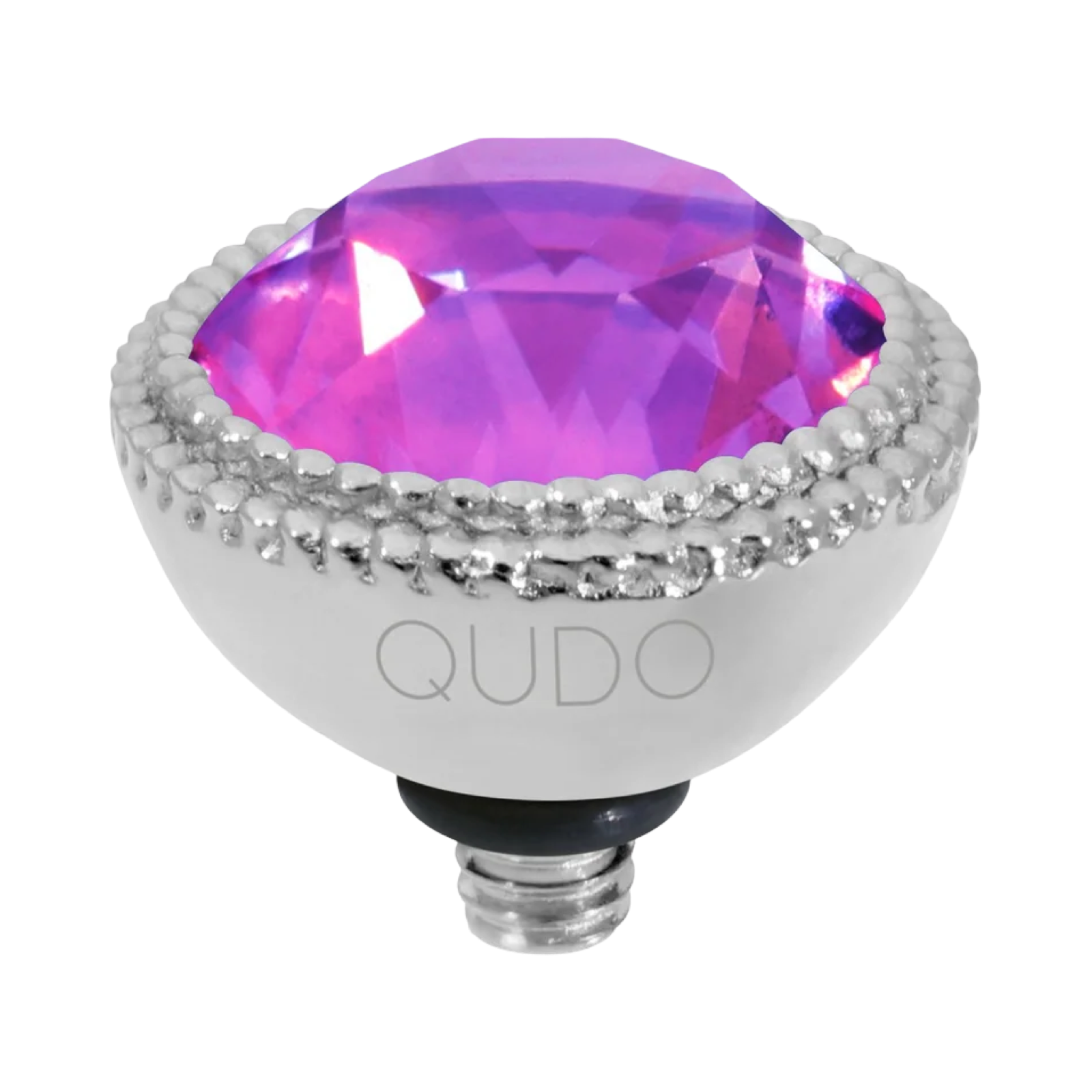 QUDO Fabero Double Beaded Crystal Topper – LG 11mm (Swarovski, Interchangeable)