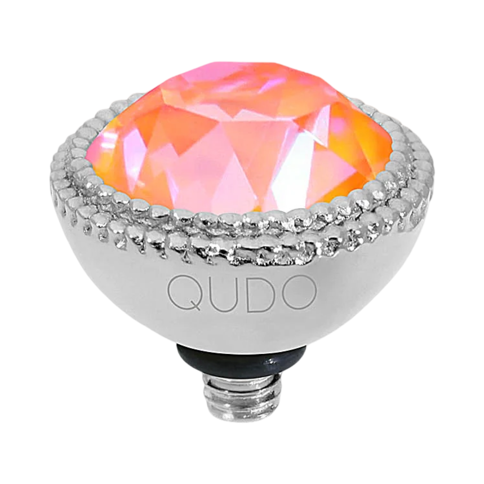 QUDO Fabero Double Beaded Crystal Topper – LG 11mm (Swarovski, Interchangeable)