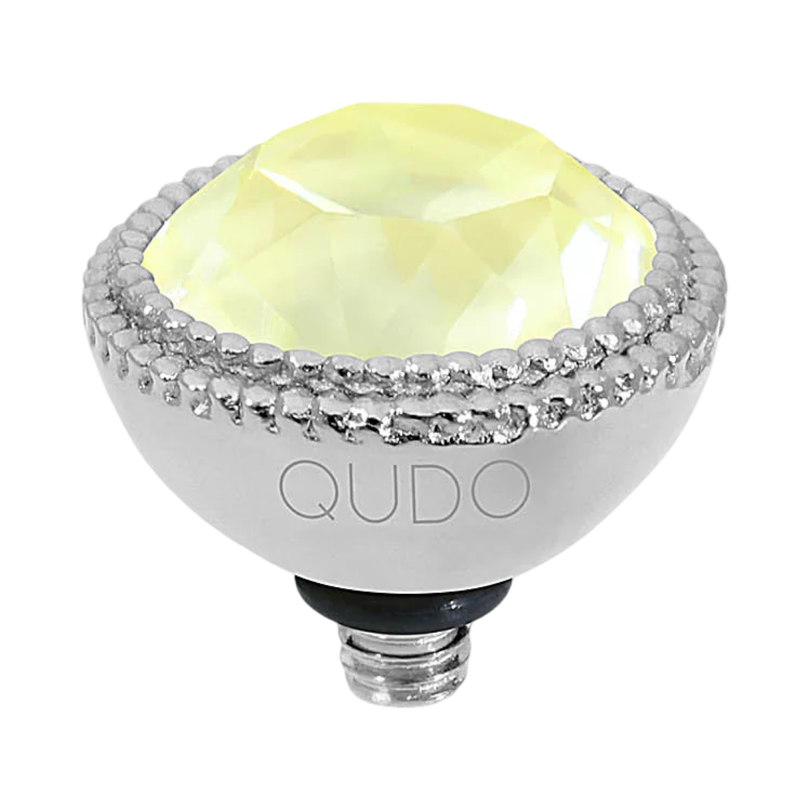 QUDO Fabero Double Beaded Crystal Topper – LG 11mm (Swarovski, Interchangeable)